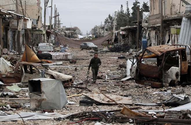 Kobani hoang t&agrave;n sau những trận bắn ph&aacute; với khủng bố IS