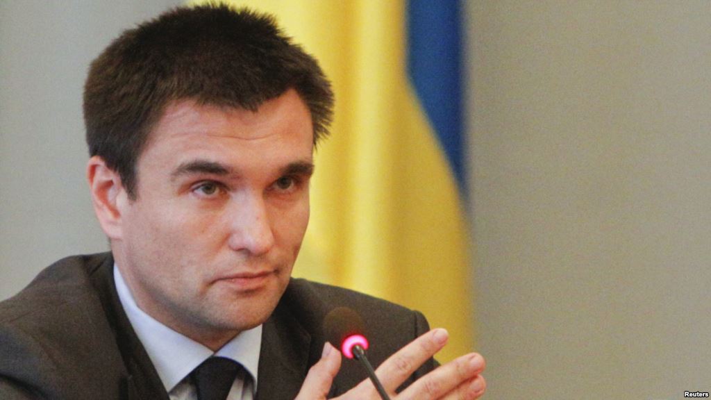 T&igrave;nh h&igrave;nh Ukraine mới nhất: Ngoại trưởng Ukraine Pavlo Klimkin cho biết mối quan hệ Nga - Ukraine sẽ kh&ocirc;ng b&igrave;nh thường h&oacute;a nếu Nga kh&ocirc;ng trả lại b&aacute;n đảo Crimea