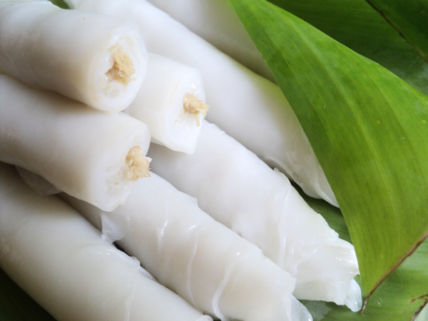 B&aacute;nh cuốn Mễ Sở, Hưng Y&ecirc;n độc đ&aacute;o với vỏ b&aacute;nh trắng ngần, mềm dẻo