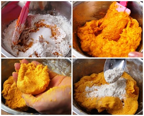 L&agrave;m vỏ b&aacute;nh b&iacute; đỏ cho m&oacute;n b&aacute;nh dẻo trung thu với m&agrave;u v&agrave;ng đẹp mắt