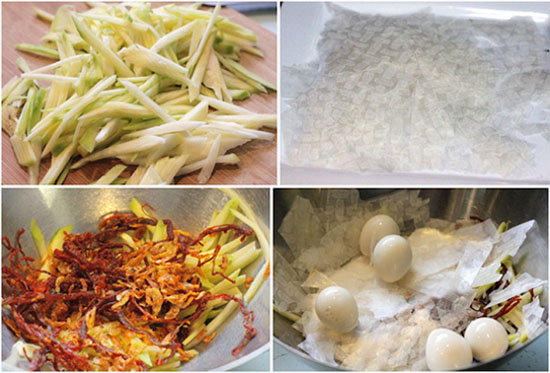 C&aacute;c bước đơn giản cho m&oacute;n b&aacute;nh tr&aacute;ng trộn chua cay, hấp dẫn
