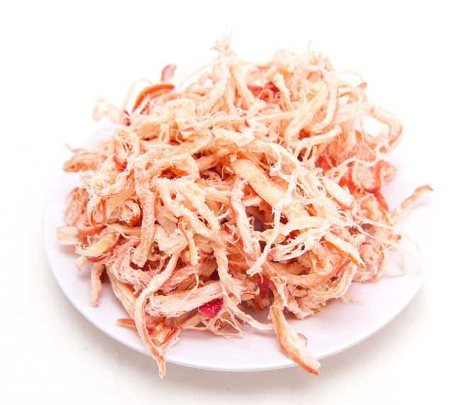 Mực khô xé sợi là nguyên liệu cơ bản trong cách làm mực khô xào tương ớt hấp dẫn