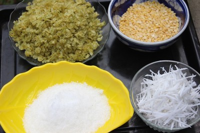 C&aacute;c nguy&ecirc;n liệu cơ bản cho m&oacute;n x&ocirc;i cốm mỗi độ thu về