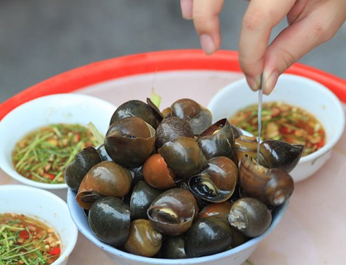 Nước chấm ốc luộc thơm ngon hết sảy