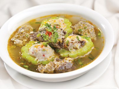 Cua đồng nấu canh mướp đắng trị đau răng, đau lợi do bị nhiệt hiệu quả