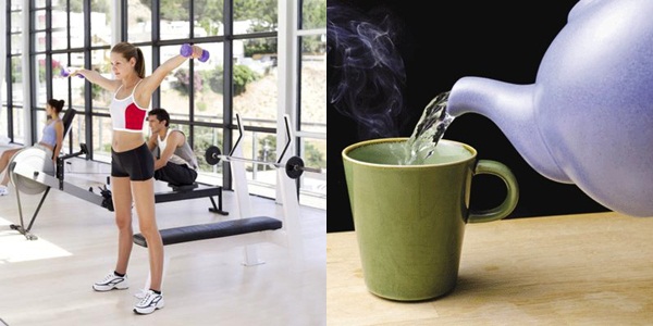 Uống nước ấm sau khi tập thể dục gi&uacute;p bổ sung c&aacute;c chất bị mất đi
