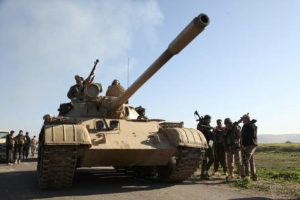 Lực lượng người Kurd ở ngoại &ocirc; th&agrave;nh phố Mosul