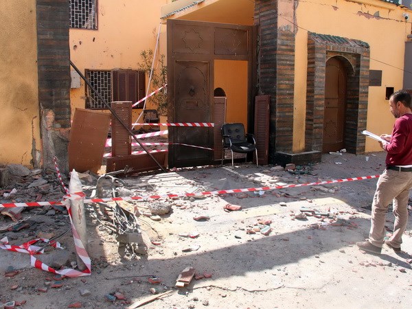 Hiện trường một vụ tấn c&ocirc;ng đại sứ qu&aacute;n ở Libya