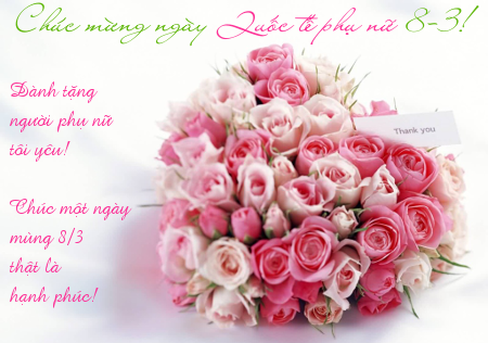 Y&ecirc;u thương đong đầy với những lời ch&uacute;c 8/3 cực l&atilde;ng mạn