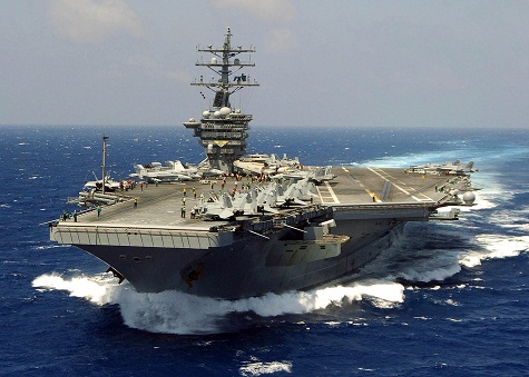 H&agrave;ng kh&ocirc;ng mẫu hạm USS Dwight D. Eisenhower (CVN-69) l&agrave; t&agrave;u s&acirc;n bay hạt nh&acirc;n lớp Nimitz thứ hai thuộc hệ thống vũ kh&iacute; hiện đại nhất của Mỹ