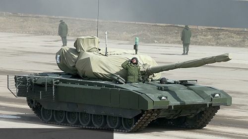 Xe tăng Armata T-14 trong bức ảnh ch&iacute;nh thức lần đầu ti&ecirc;n được c&ocirc;ng bố