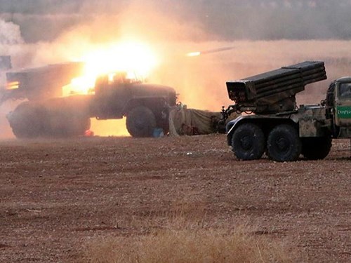 Syria tiến h&agrave;nh chiến dịch giải ph&oacute;ng c&aacute;c hai khu vực ở ngoại &ocirc; Damascus