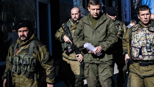 Thủ lĩnh lực lượng ly khai Donetsk Alexander Zakharchenko cảnh b&aacute;o xung đột c&oacute; thể leo thang trở lại ở miền đ&ocirc;ng Ukraine