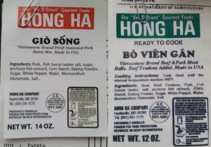 Bao b&igrave; một số mặt h&agrave;ng bị thi hồi
