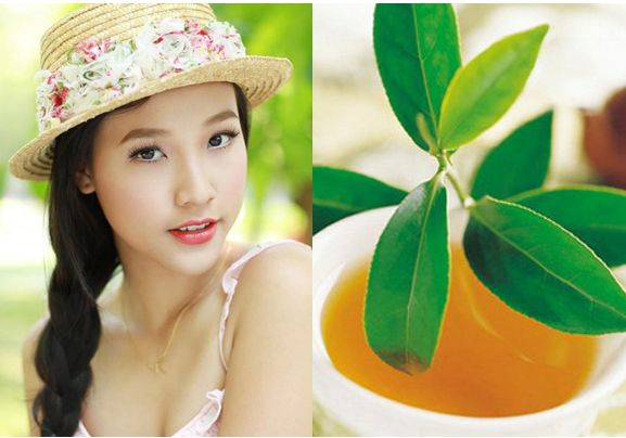 Da khỏe đẹp nhờ thần dược tr&agrave; xanh