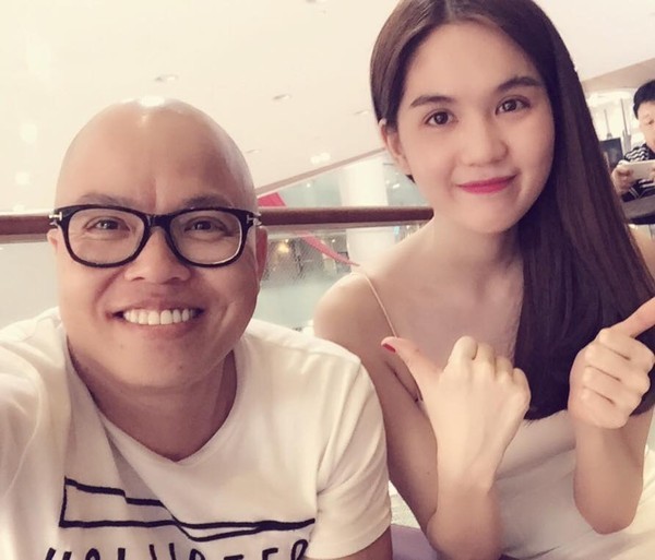 Ngọc Trinh v&agrave; đạo diễn Vũ Ngọc Đ&atilde;ng