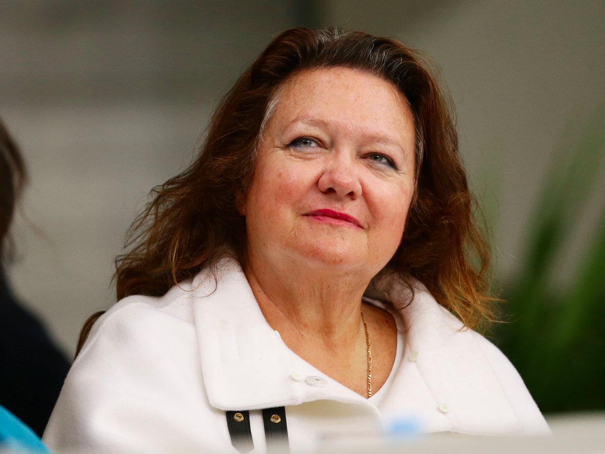 Nữ tỷ phú Gina Rinehart. Ảnh: Matt King