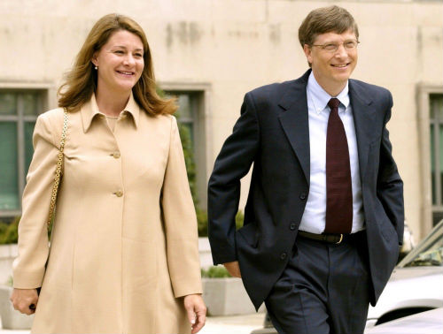 Vợ chồng tỷ phú Bill Gates. Ảnh: Internet Vợ chồng tỷ phú Bill Gates. Ảnh: Internet