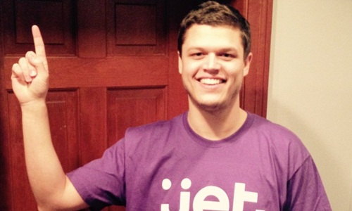 Eric Martin trở thành triệu phú khi sở hữu 100.000 cổ phiếu trị giá hàng triệu USD của Jet.com. Ảnh: Jet.com
