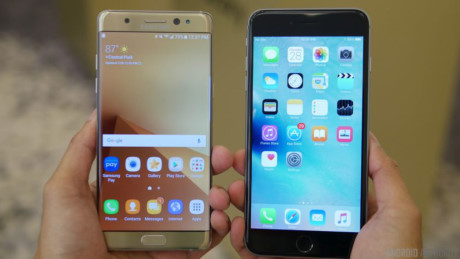 K&iacute;nh Gorilla Glass 5 tỏ ra xuất sắc trong việc bảo vệ chiếc điện thoại Galaxy Note7. Ảnh: Internet