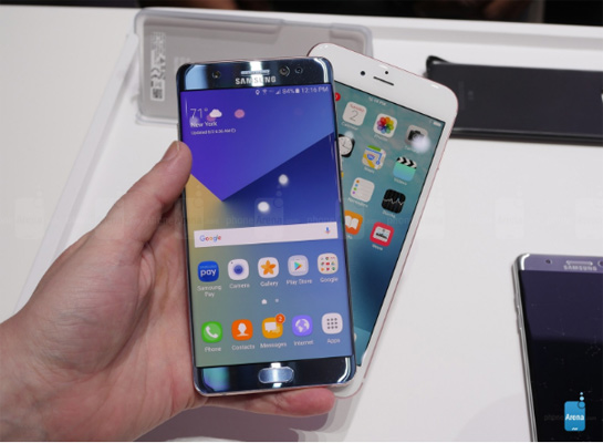 Galaxy Note 7 đ&aacute;nh bại tất cả những người tiền nhiệm trong b&agrave;i thử nghiệm pin. Ảnh: Internet
