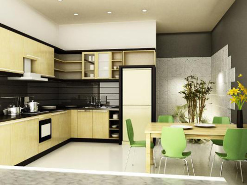 3 nơi quan trọng nhất trong nh&agrave; đ&oacute; l&agrave; cửa, ph&ograve;ng kh&aacute;ch v&agrave; ph&ograve;ng bếp