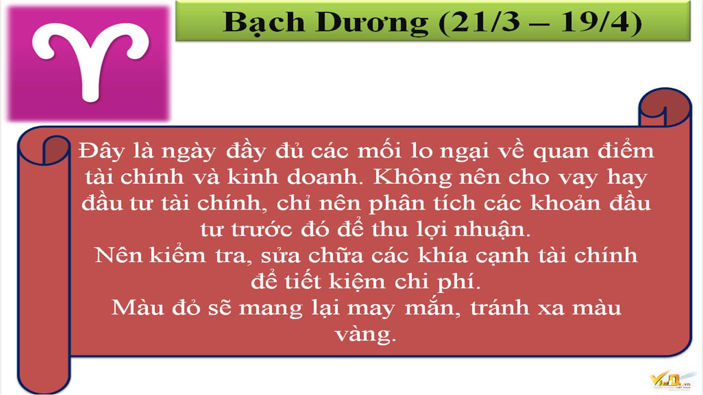 Cung ho&agrave;ng đạo Bạch Dương ng&agrave;y 8.7.2014