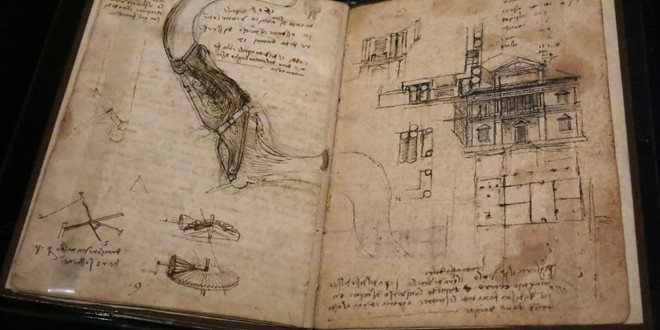 C&aacute;ch viết n&agrave;y cũng l&agrave; một s&aacute;ng tạo độc đ&aacute;o của Da Vinci để giữ b&iacute; mật những s&aacute;ng chế v&agrave; nghi&ecirc;n cứu của m&igrave;nh.