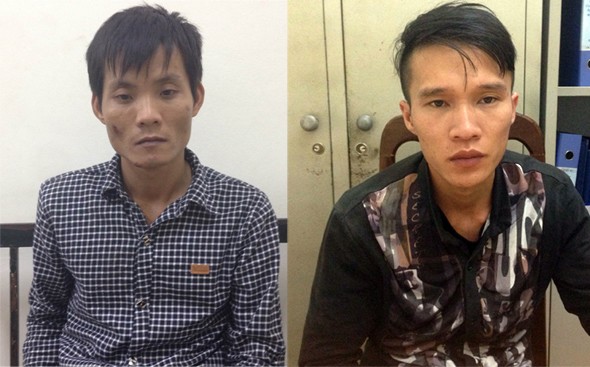 Vung dao ch&eacute;m cảnh s&aacute;t