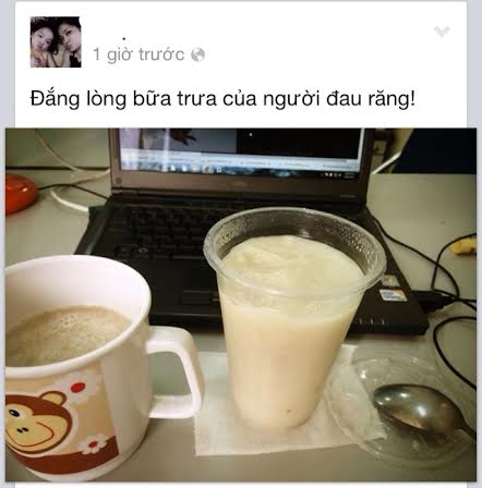 Rất nhiều người đăng status có chữ 