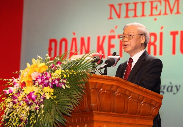 Tổng B&iacute; thư Nguyễn Ph&uacute; Trọng: Đầu tư x&acirc;y dựng đội ngũ tr&iacute; thức l&agrave; đầu tư cho ph&aacute;t triển bền vững