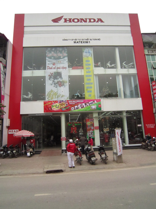 Đại l&yacute; ủy nhiệm của Honda 