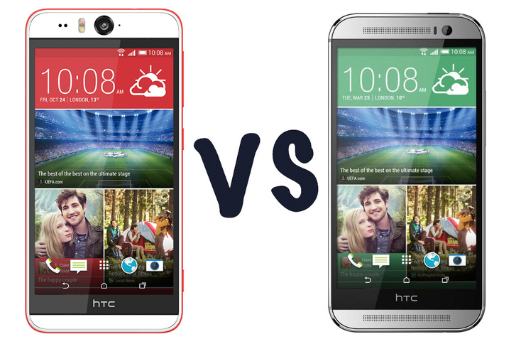 Đ&aacute;nh gi&aacute; HTC Desire Eye v&agrave; HTC One M8