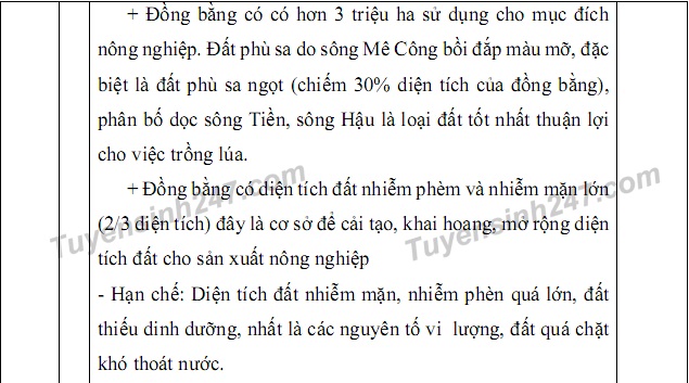 Đ&aacute;p &aacute;n đề thi m&ocirc;n Địa l&iacute; tốt nghiệp THPT Quốc gia năm 2016 