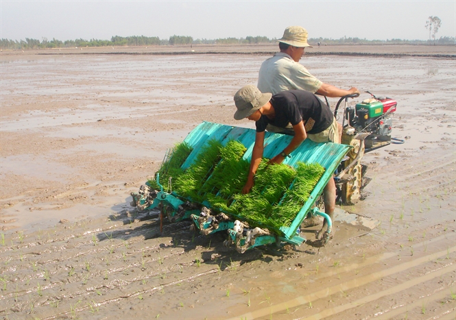 Đồng Th&aacute;p đang đẩy mạnh cơ giới h&oacute;a nhằm tăng năng suất n&ocirc;ng nghiệp