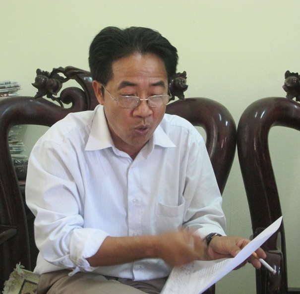 Chủ tịch x&atilde; An L&acirc;m Nguyễn Văn Toản n&oacute;i rằng Thủ nhang c&oacute; nhiều sai phạm nhưng nhiều yếu tố kh&ocirc;ng r&otilde; r&agrave;ng