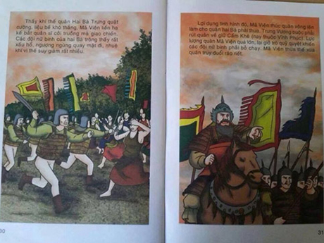 Ngo&agrave;i dị bản Thạch Sanh bạo lực, dị bản truyện Trưng Nữ Vương khởi nghĩa của g&acirc;y tranh c&atilde;i