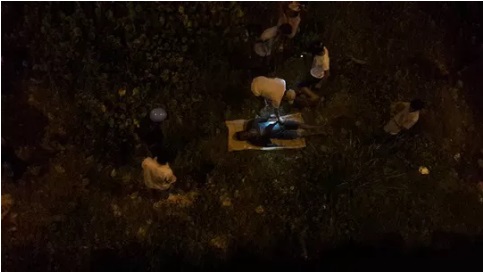 Hiện trường ph&aacute;t hiện thi thể nam thanh ni&ecirc;n tr&ocirc;i s&ocirc;ng B&agrave;n Thạch, Quảng Nam
