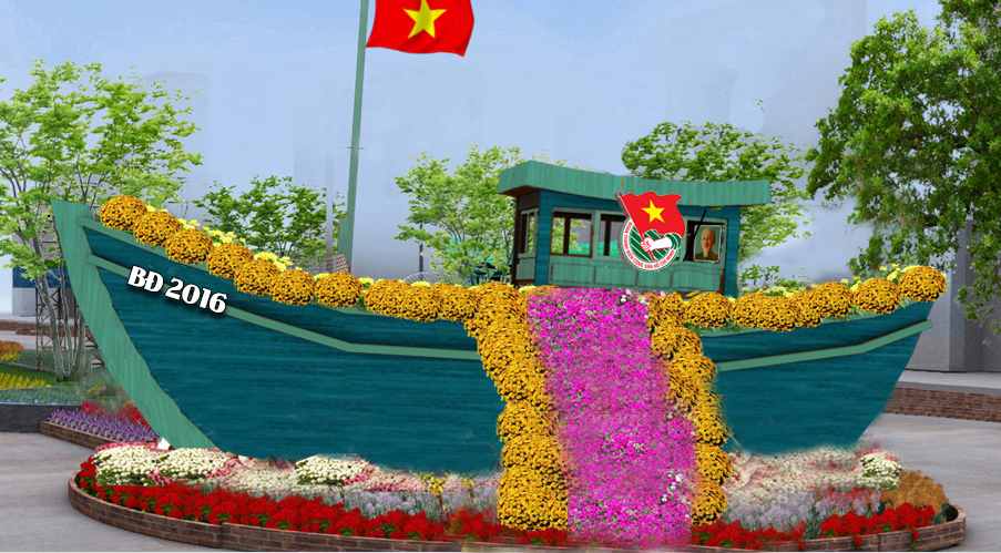 Đường hoa thanh ni&ecirc;n B&igrave;nh Định hứa hẹn l&agrave; một địa điểm chụp ảnh Tết &Acirc;m lịch kh&ocirc;ng thể bỏ qua