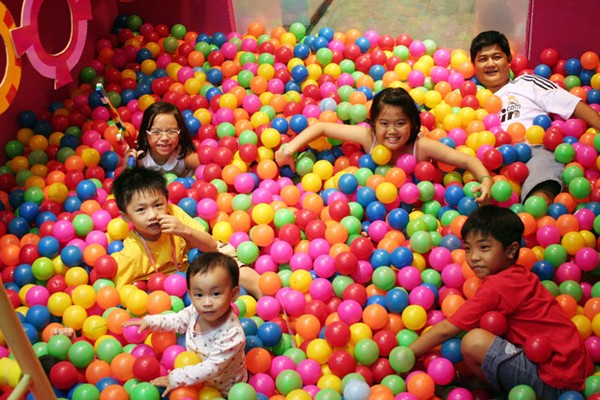 TiniWorld Flagship có nhi&ecirc;̀u trò chơi thú vị dành cho trẻ em 