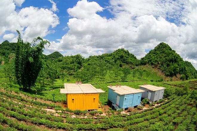 Ở nh&agrave; container ở Mộc Ch&acirc;u - Sơn La l&agrave; địa điểm đi chơi ng&agrave;y 8/3 v&ocirc; c&ugrave;ng hấp dẫn, mới lạ
