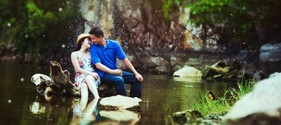 Nhiều cặp uy&ecirc;n ương đ&atilde; lưu lại những khoảnh khắc đẹp nhất trong t&igrave;nh y&ecirc;u của m&igrave;nh tại Hồ Xanh