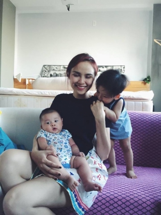 Hoa hậu Diễm Hương đ&atilde; b&iacute; mật sinh con thứ 2