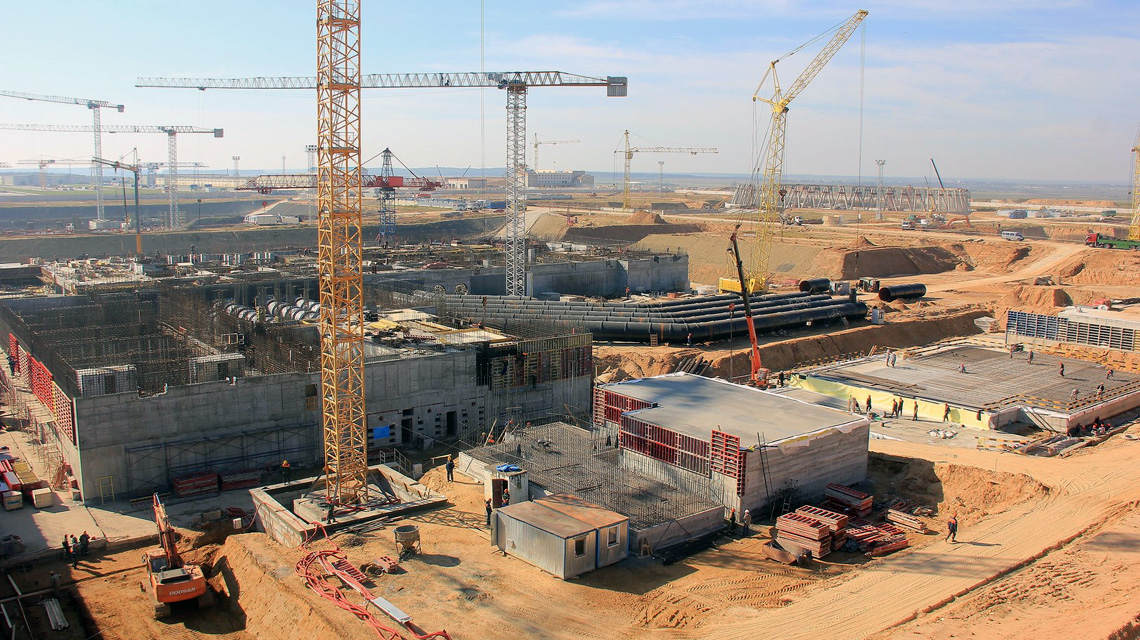 C&ocirc;ng trường x&acirc;y dựng nh&agrave; m&aacute;y điện đầu ti&ecirc;n của Belarus