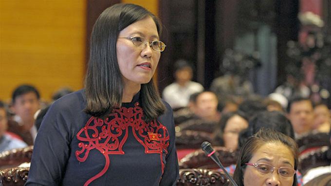 Đại biểu L&ecirc; Thị Nga  - Đo&agrave;n Th&aacute;i Nguy&ecirc;n 