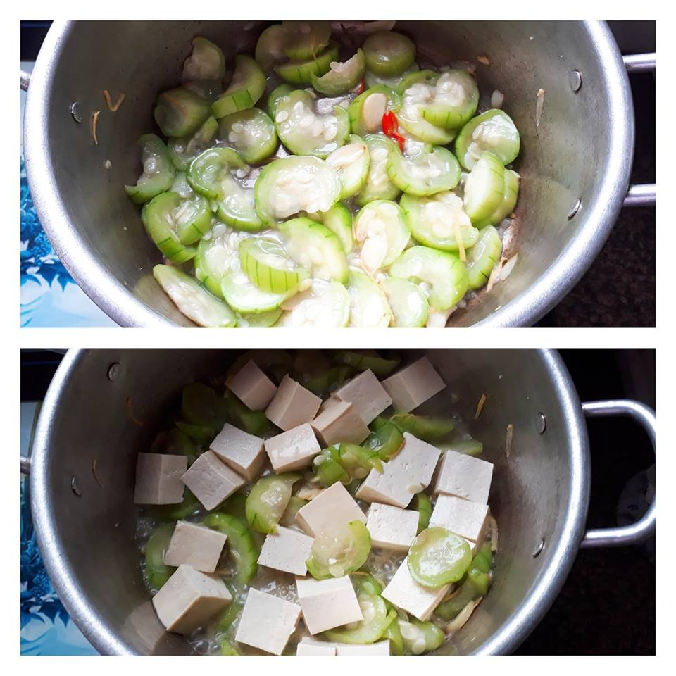 C&aacute;ch  nấu canh mướp đậu phụ mộc nhĩ thơm ngon lạ miệng