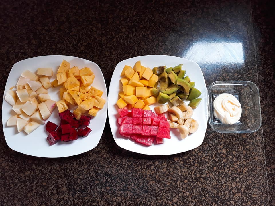 C&aacute;ch l&agrave;m salad hoa quả đơn  giản ngon miệng