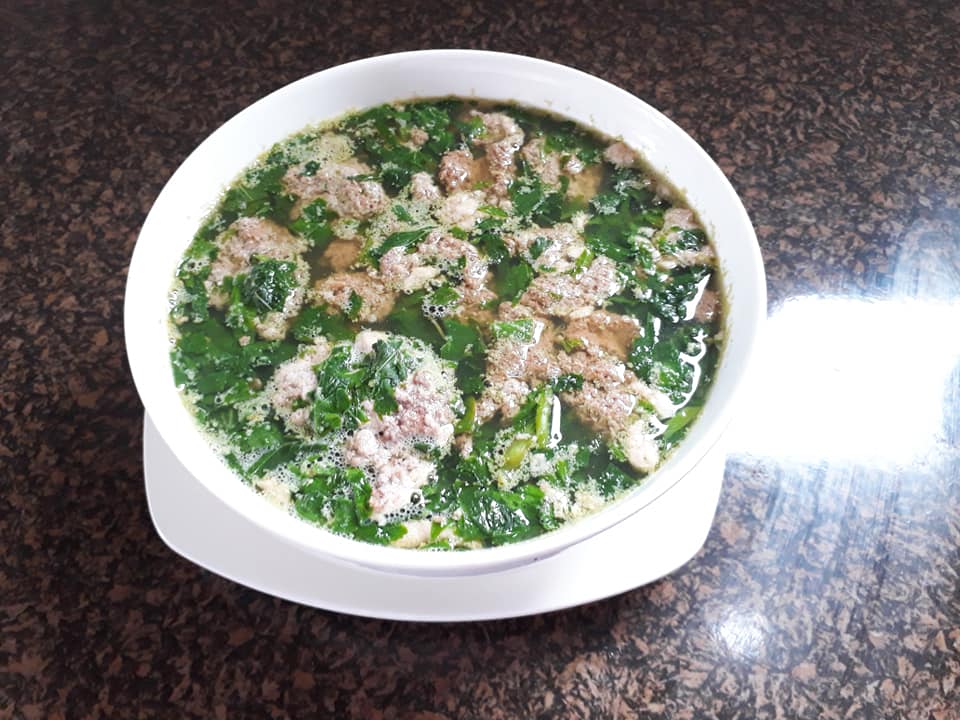 C&aacute;ch nấu canh cua đồng rau mồng tơi ngon