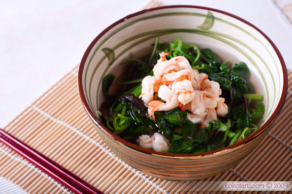  canh rau dền t&ocirc;m thịt được xem l&agrave; m&oacute;n ăn ho&agrave;n hảo cho mẹ bầu 