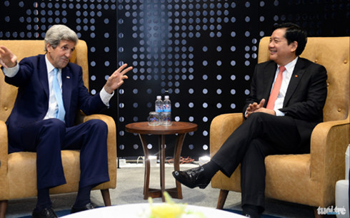 Bí thư Thăng và Ngoại trưởng John Kerry